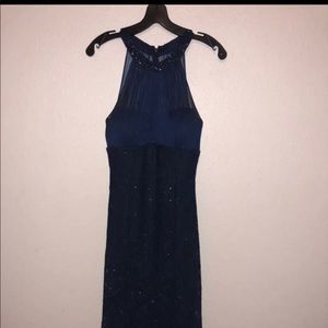 Navy blue dress